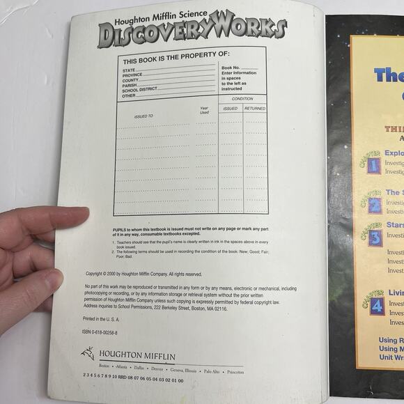 Discovery Works Science Textbook Unit B The Solar System and Beyond Paperback - Picture 2 of 7